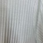 Hybrid & Company White Ribbed Short Sleeve Open Face Long Cardigan Sweater 1X Photo 2