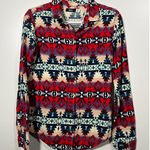BDG Urban Outfitters Flannel in Aztec Style Print Size Small Colorful Photo 0