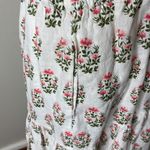 Meadows Boston Block Print Floral Linen UK 10 / US 6 White Photo 6