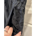 Bryn‎ Walker 100% LINEN JUMPSUIT Size Large Cinched Waist Short Sleeve Black Photo 2