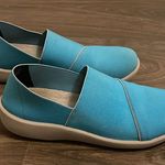Womens Clark’s Cloud Steppers Blue Slip Photo 0