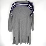Heartloom Open Cardigan Duster Sweater Grey with Stripes Size Small Photo 4