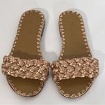 Le Mogador Braided Slip on Sandals Tan Size 6 Photo 1