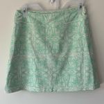 Athleta  Abstract Floral Mint Green Athletic Skirt Tennis Golf Sporty Active Wear Photo 6