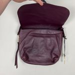Fossil  Maya Shoulder Bag Burgandy Leather Flap Exterior Pockets Solid‎ Casual Photo 4