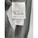 Rails  Shirt Womens Kona‎ Inca Embroidered Button Up Linen Blend Aztec Green XS Photo 5