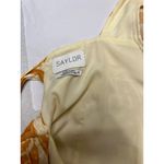 Saylor The Fritz Long Sleeve mini dress in White and Orange. Size M. Photo 7