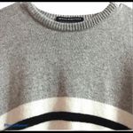 Brandy Melville  gray striped sweater Photo 5