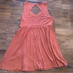 Torrid  Womens Size 3 3X Orange ALine Tank Dress V Neck Cut Out Key Hole EUC Photo 6