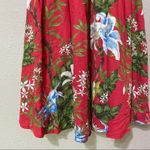 Everly  Red Floral Ruffled Mini Dress Womens S Summer Sundress Girly Tropical Photo 2