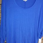 Maison Jules  Aruba Cobalt Glaze Top XXL Plus Photo 0