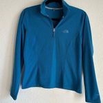 The North Face  Women's Ocean Blue TKA 100 Fleece Quarter Zip Outdoor Size Medium Photo 0