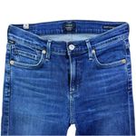 Citizens of Humanity Rocket Crop High Rise Skinny Jeans Size 26 Raw Hem Photo 2
