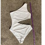 Beach Riot  One-Shoulder White Cutout One-Piece Swimsuit Photo 6