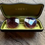 Krewe Sunglasses with Gold Frame and Pink Lenses Photo 5