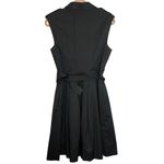 Lavia 18 Black Poplin Belted Shirt Dress Size 46 US Size 10 Photo 1