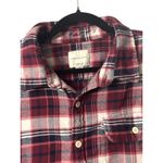 American Eagle Flannel Shirt Womens L Red Plaid Soft Rustic Cabin Core Hiking‎ Size L Photo 13