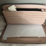 Betsey Johnson Quilted Zip Wallet in Rose Pink | NWT​ Tan Photo 3