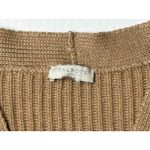 Talbots Wool Washable Asymmetrical Knit Long Sweater Vest Tan sz 16 Academia Photo 3