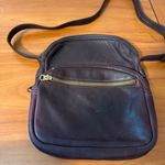 Libaire Leather Crossbody Purse Bag Satchel Dark Red Maroon USA Made‎ Minimalist Photo 1