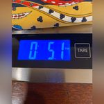 Bursa Silk Valley Turkey Floral Print Silk Scarf 64" x 22” Blue, Red, Gold Yellow Photo 5