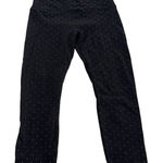 Lysse ‎ Leggings Womens Small Black Studded Capri Cropped High Rise Photo 0