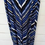 Catherine’s Women’s 3X Blue Black White Maxi Dress Long Photo 5