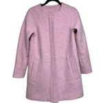 COS  Women’s Pink Wool Collarless Coat Jacket - Size 2 Photo 0