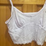 American Eagle Size Medium Light Purple Bra Top Crop Top Photo 2