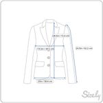 Caslon Black Pinstripe Blazer Career Business Office Professional Jacket Photo 4