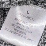 Hippie Rose Gray Knit Cardigan Photo 4