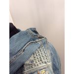 Hollister Vintage Surf 1972 Jean Jacket Studded Edgy Awesome Size Large L Photo 3