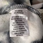 Aeropostale  JRS Medium Cropped Sweatshirt Hoodie Tie-Dye Long Dolman Sleeve Gray Photo 10