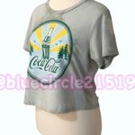 Coca-Cola Custom Made Green Tie Dye Short Sleeve Crop Top •Size Small Photo 11