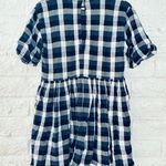 Urban Outfitters blue, black and white plaid check dress  Size S Photo 8