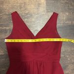 Christina Wu Dress Size 10 Color Red Claret Pleated Photo 5