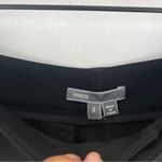 Vince Women's Satin Binding Easy Trousers Tapered Slim Leg Crepe Black Size 2 Photo 6