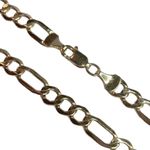10K RCI TURKEY Yellow Gold Figaro Chain 20” Chain Necklace Photo 7