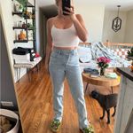 Abercrombie & Fitch Light Blue Straight Leg Jeans Photo 1