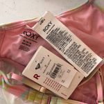 Roxy Juniors Bikini Top Tropics Hype Crop Swirl Pastel Pink Blue M Photo 5