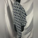 Romeo + Juliet Couture Women’s Navy Cat Print Shoulder Pads Jacket Blazer S NWT Photo 3