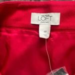 Ann Taylor Loft Petite Womens Lined Mini Skirt Red Size 4P Photo 8