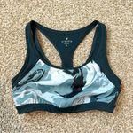 Athleta Teal Green Marbled Triple
Dare Sports Bra Racerback Size Small Photo 2