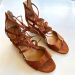 Franco Sarto Mollie Vegan Leather Wedge Sandals Womens Size 10M Brown Shoes Photo 1