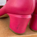 Valentino Garavani Valentino Tango fuchsia leather ankle strap block heel pumps size IT 35 Photo 6