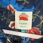 Farm Rio NWT  Arabesque Floral Blue Midi Dress XXS Photo 4