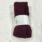 Old Navy NWT Burgundy High-Waisted Fleece-Lined Leggings - Medium Photo 6