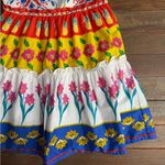 Sugar Lips Olympia Colorful Floral Ruffle Tiered Mini Dress ~ Size Medium ππ Photo 6