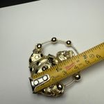 Juggler Clown Brooch Pin Gold Tone Signed AJC Photo 1