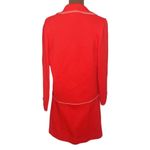 Vintage Penney’s International tipped coral 100% wool three piece skirt suit 12 Red Size 6 Photo 1